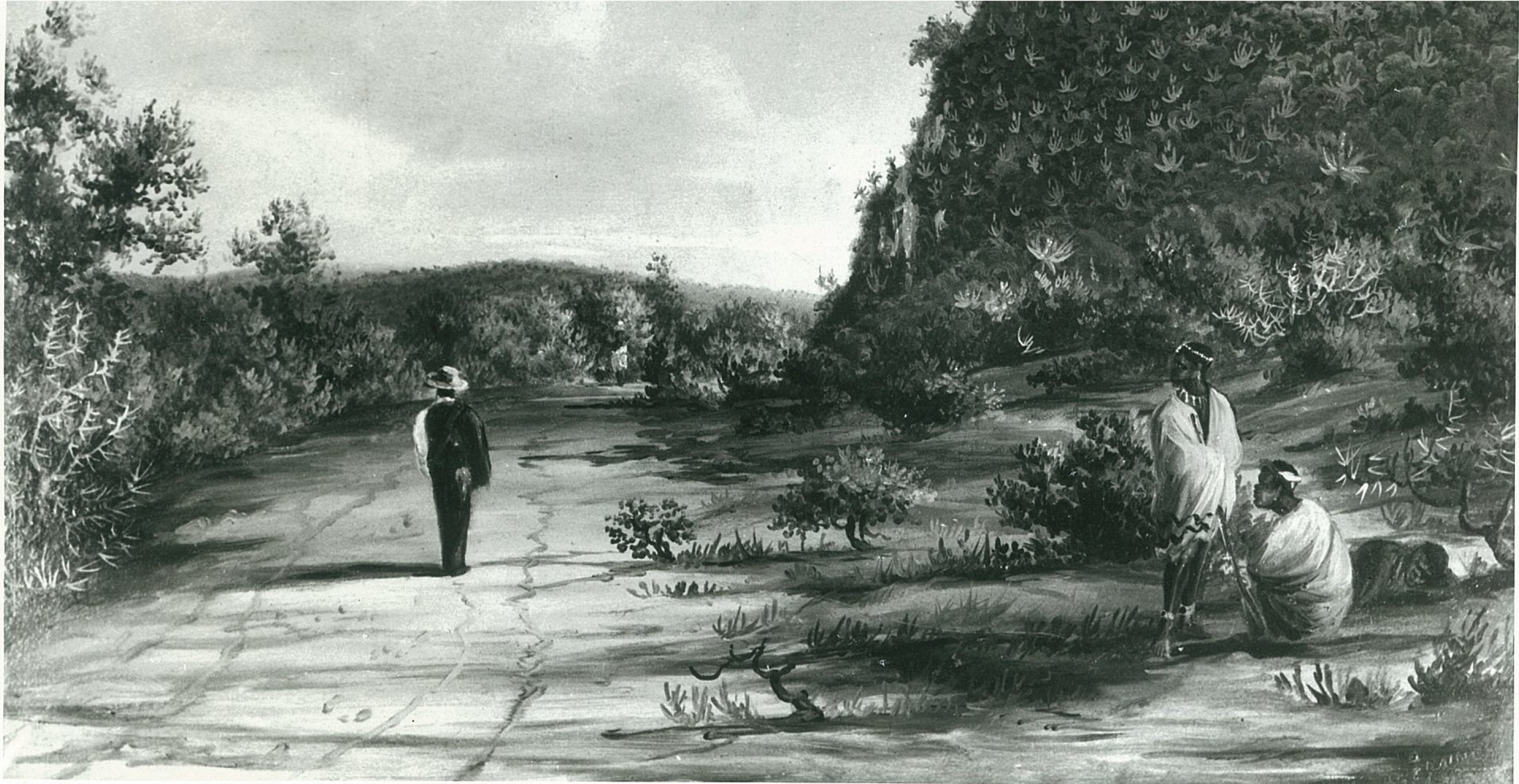 ARTWORK -BAINES John Thomas Krantz between Koonap and Fish Rivers