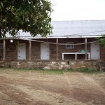 PHOTO The part of the Left Wing of the military hospital where the washing rooms and mortuary were.